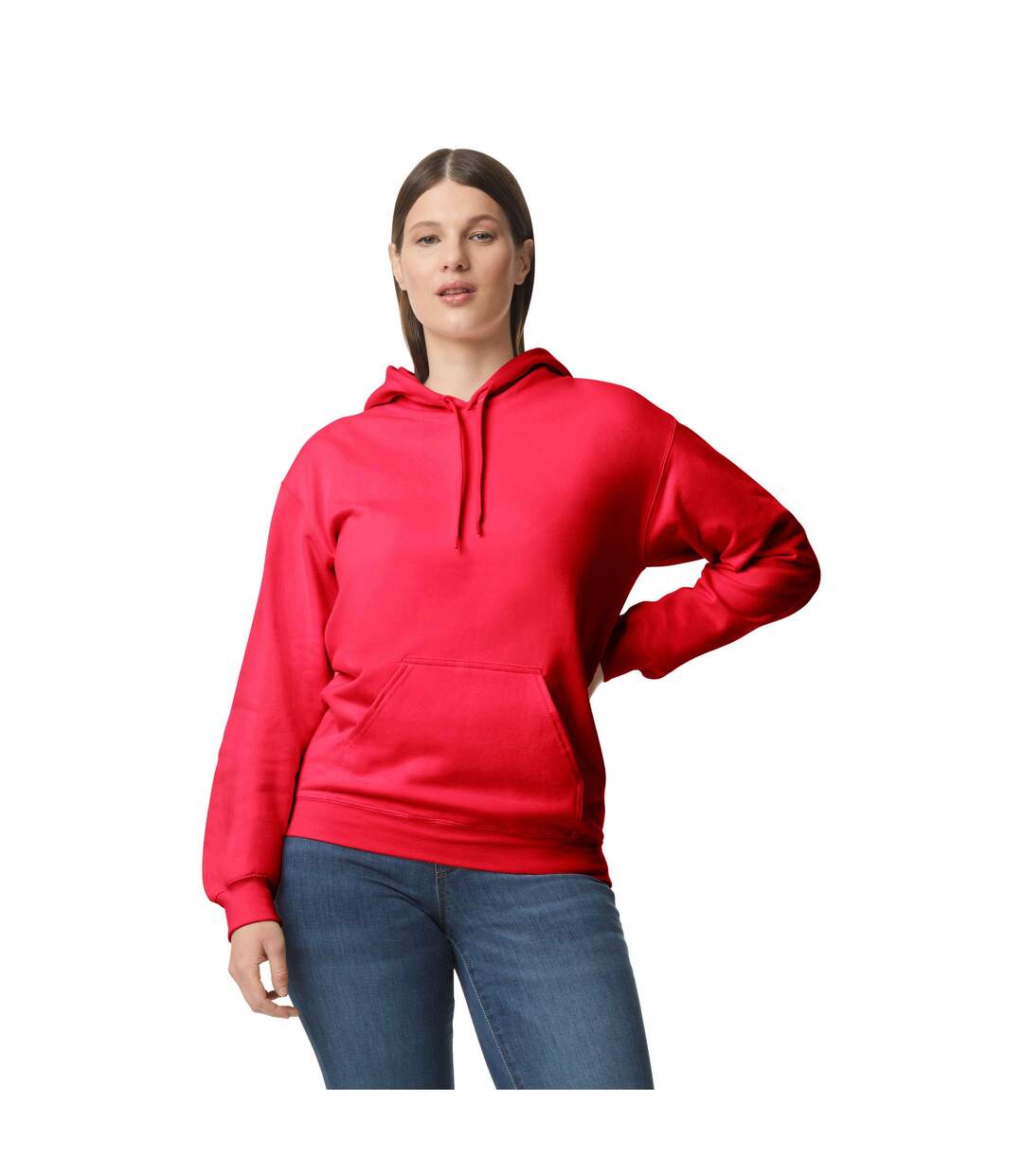 Sweat à capuche softstyle adulte rouge Gildan Gildan