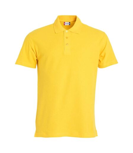 Polo Basic Homme Citron Clique