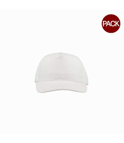 Lot de 2  casquettes start adulte blanc Atlantis