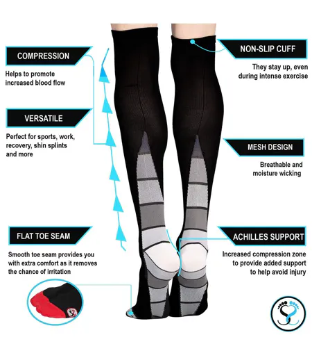Mens Compression Socks Multicoloured Public Dealz