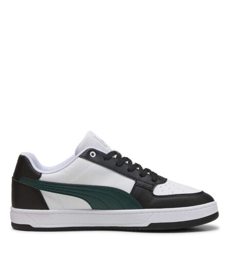 Mens Caven 2.0 Logo Trainers White Green Black Puma