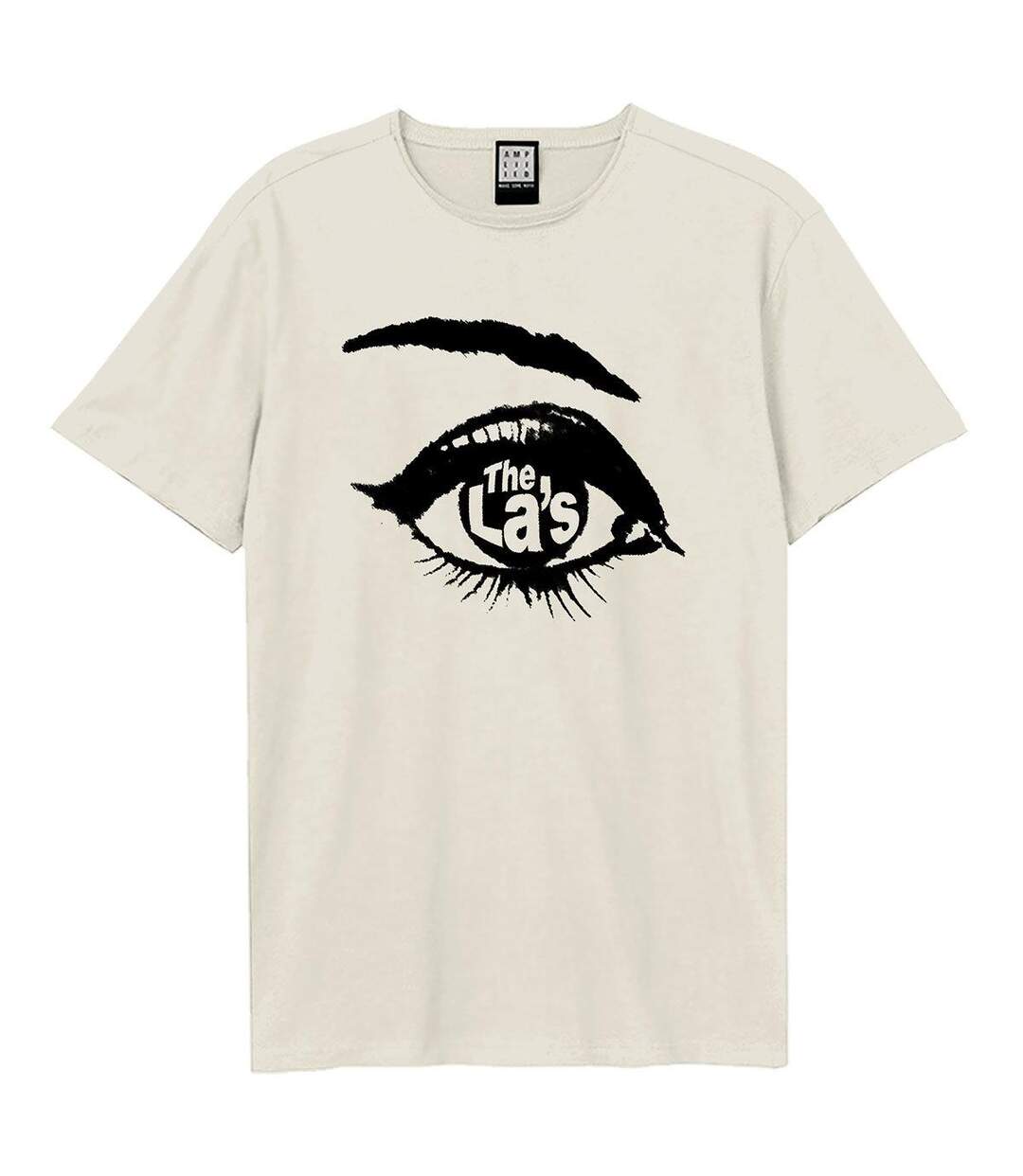 Unisex Adult Big Eye The La´s T-shirt White Amplified-1