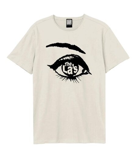 Unisex Adult Big Eye The La´s T-shirt White Amplified