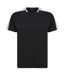 Finden & Hales Unisex Adult Team T-Shirt (Black/White) - UTRW8321-1