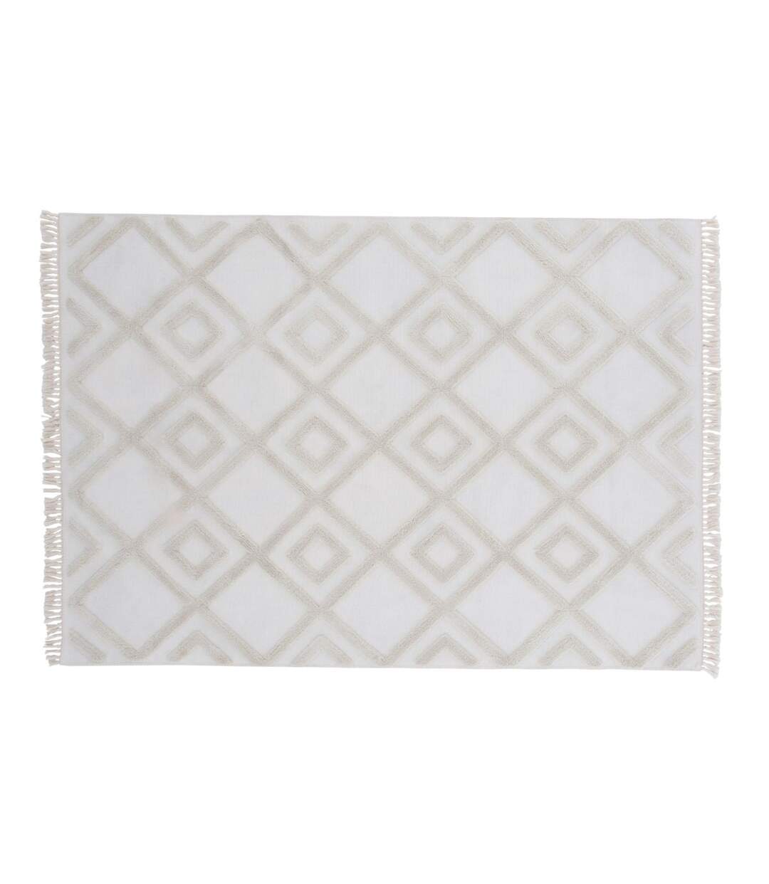 Tapis Design avec Franges Towa 160x230cm Naturel-1