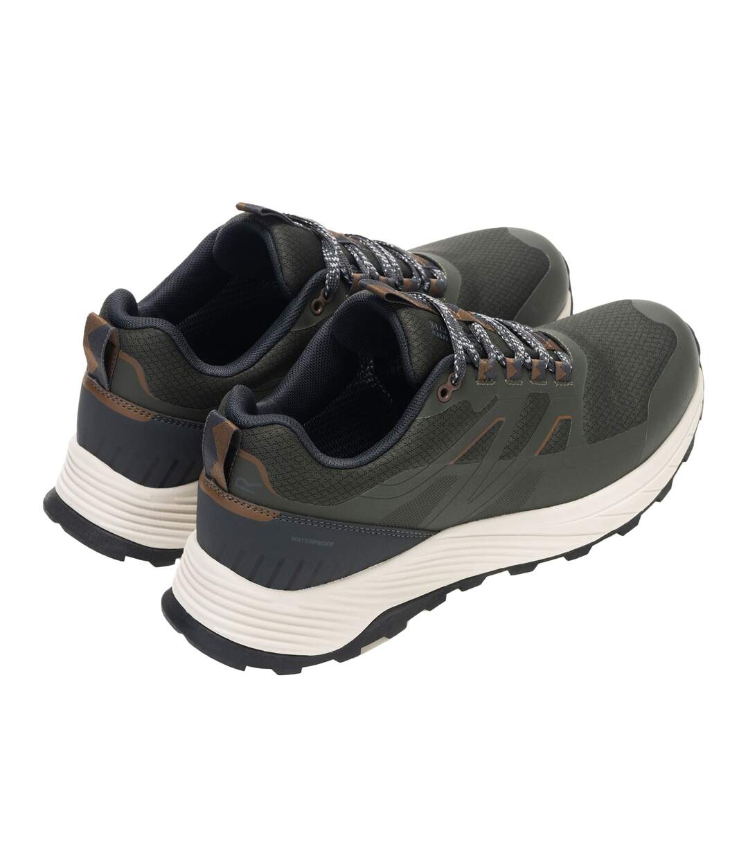 Baskets Ravika Homme Kaki Foncé Marron Regatta-2