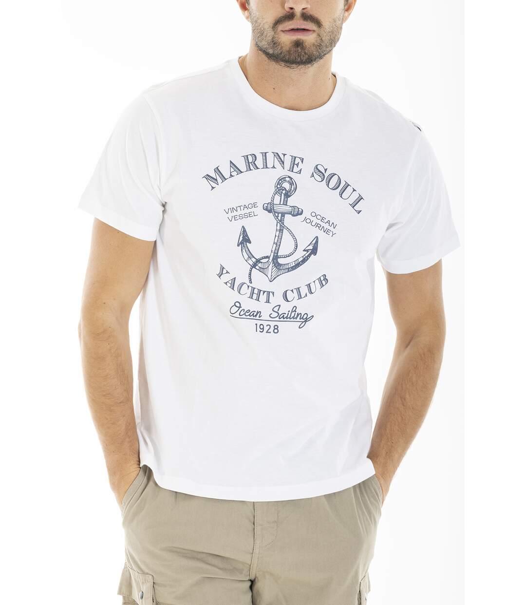 T-shirt yachting CAI BLANC-4