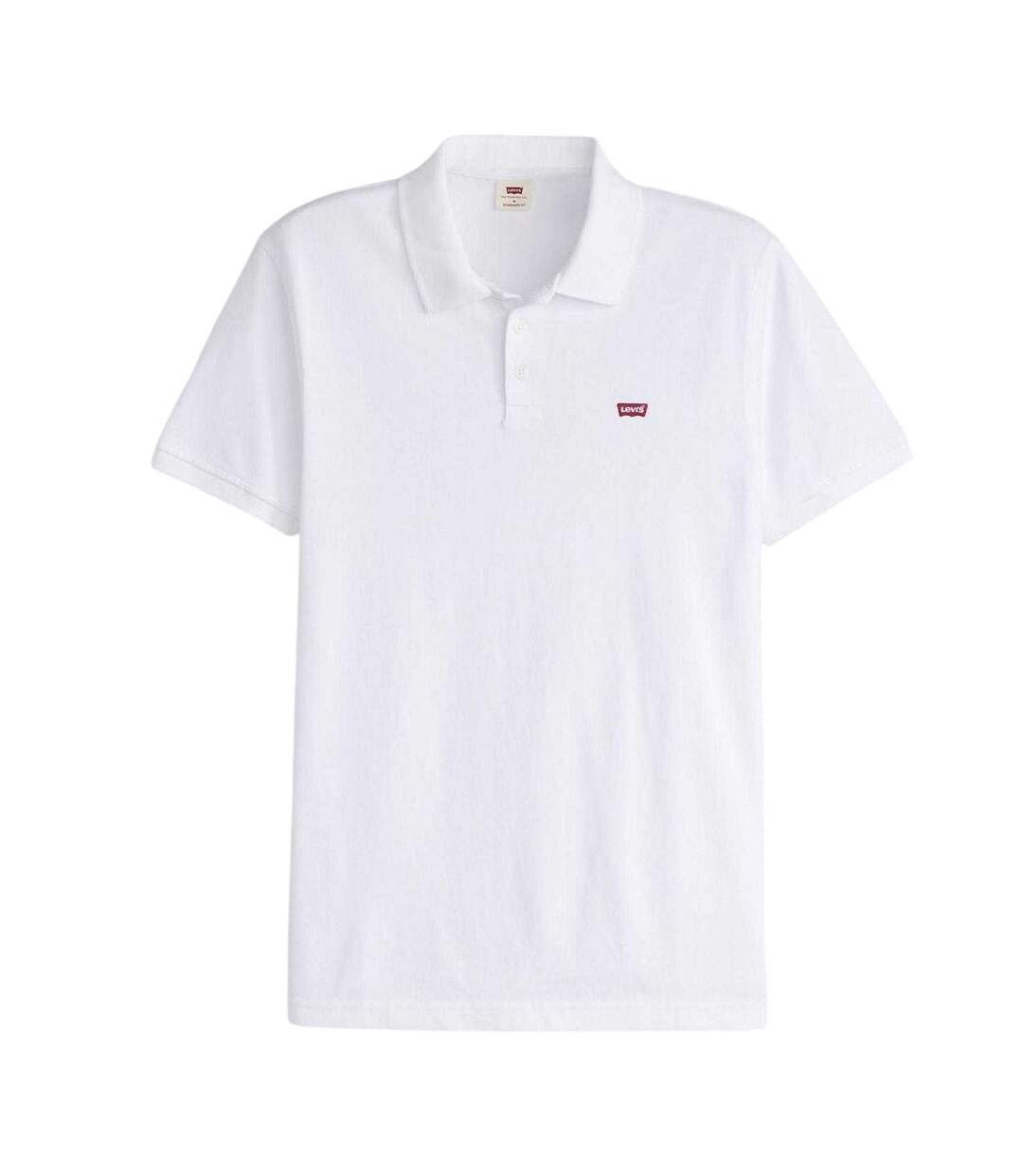 Mens Housemark Batwing Logo Polo Shirt White Levis-2