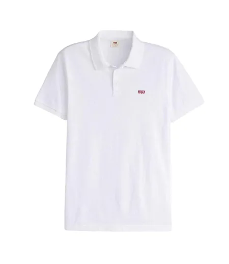 Mens Housemark Batwing Logo Polo Shirt White Levis