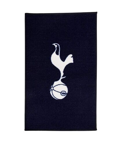 Tottenham Hotspur FC Official Printed Soccer Crest Rug/Floor Mat (Navy/White) (One Size)