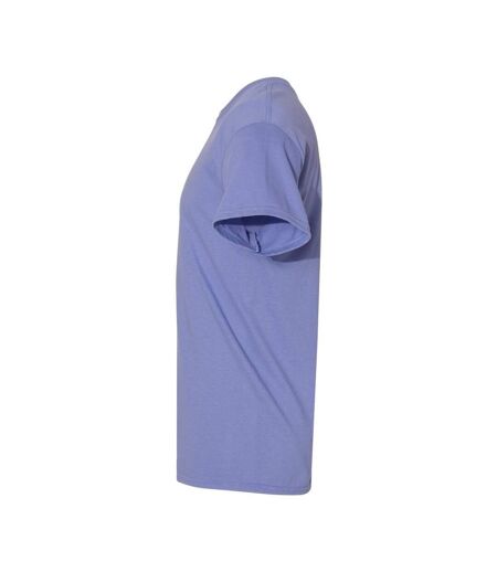 T-shirt Manches Courtes Homme Violet Clair Gildan