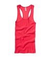 Bella + Canvas Womens/Ladies Racerback Longer Length Tank Vest Top (Red)