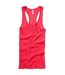 Bella + Canvas Womens/Ladies Racerback Longer Length Tank Vest Top (Red)