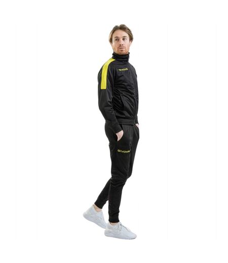 Ensemble De Survêtement Tuta Revolution Homme Noir Jaune Givova