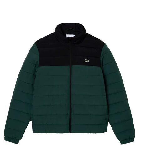 Doudoune matelassée homme noir / vert Lacoste