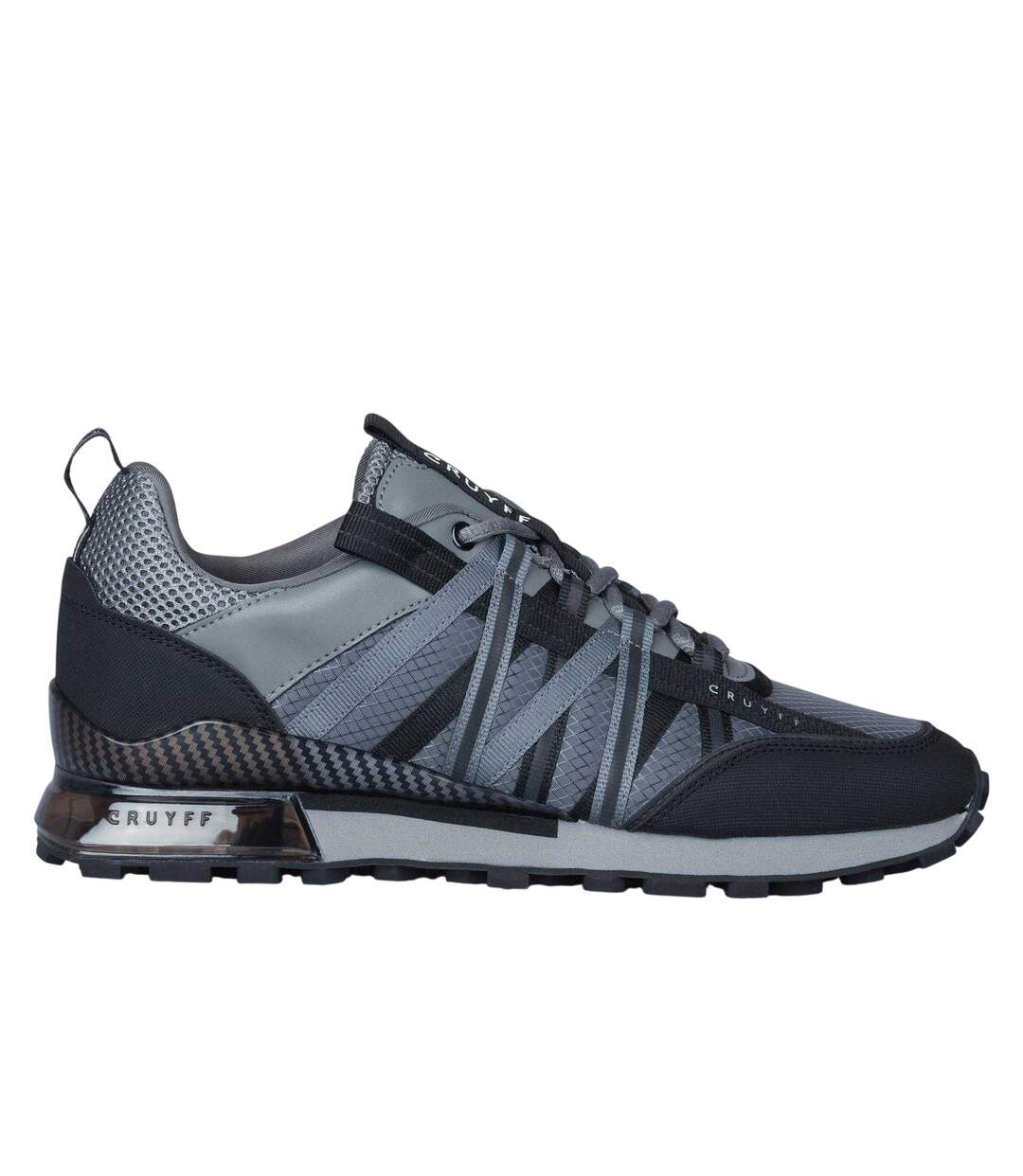 Mens Fearia Synthetic Leather Trainers Black Cruyff-1