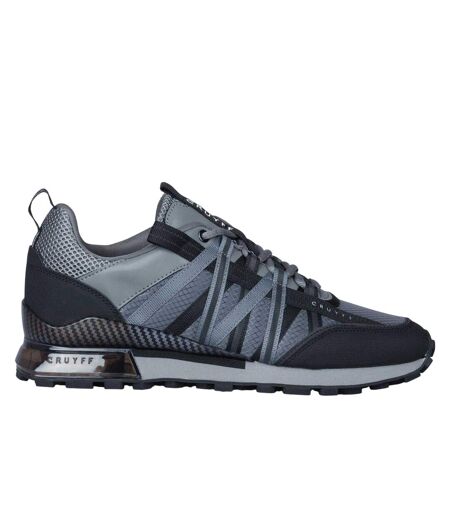 Mens Fearia Synthetic Leather Trainers Black Cruyff