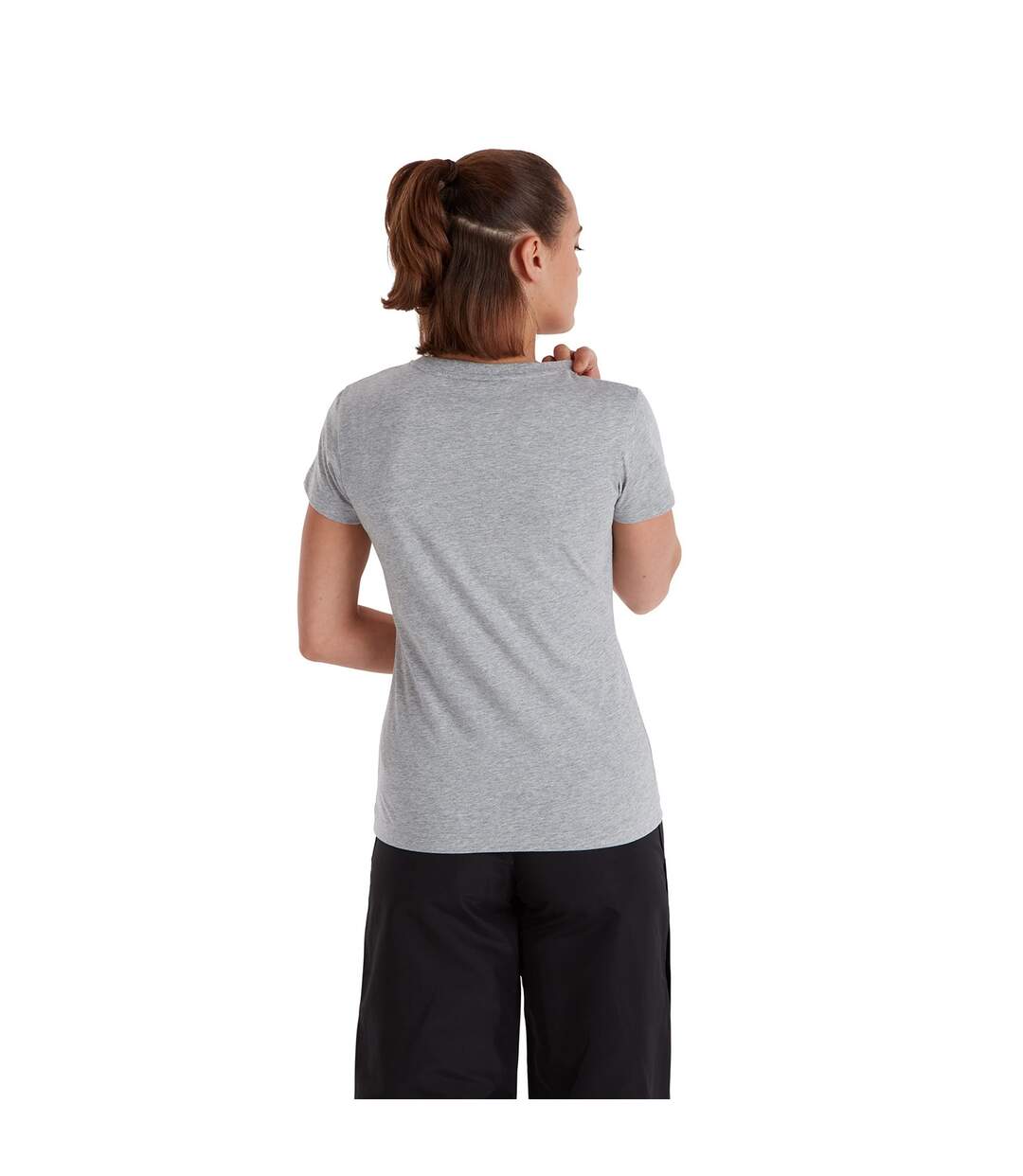 Womens/ladies Logo T-shirt Classic Marl Canterbury-3
