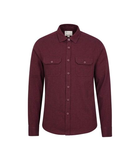 Chemise trace homme bordeaux foncé Mountain Warehouse