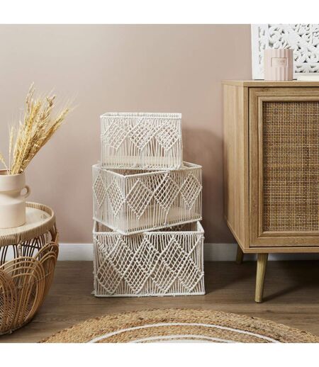 Lot de 3 boites de rangement collection GIGOGNE