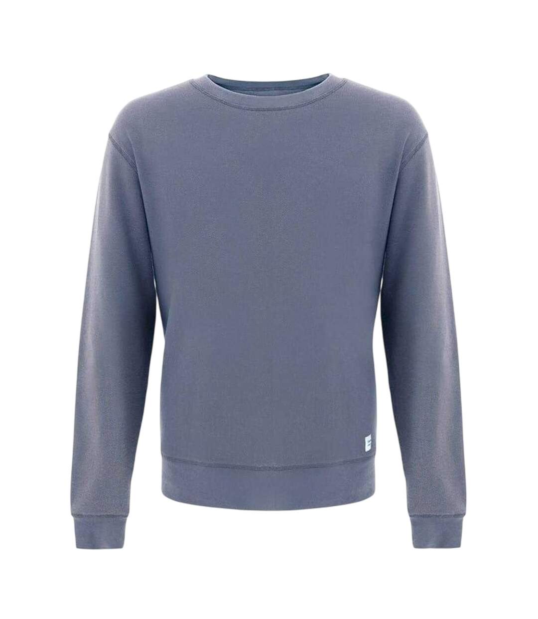 Mens Crew Neck Regular Sweater Top Pastel Blue Firetrap-1