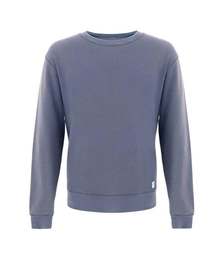 Mens Crew Neck Regular Sweater Top Pastel Blue Firetrap