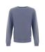 Mens Crew Neck Regular Sweater Top Pastel Blue Firetrap-1