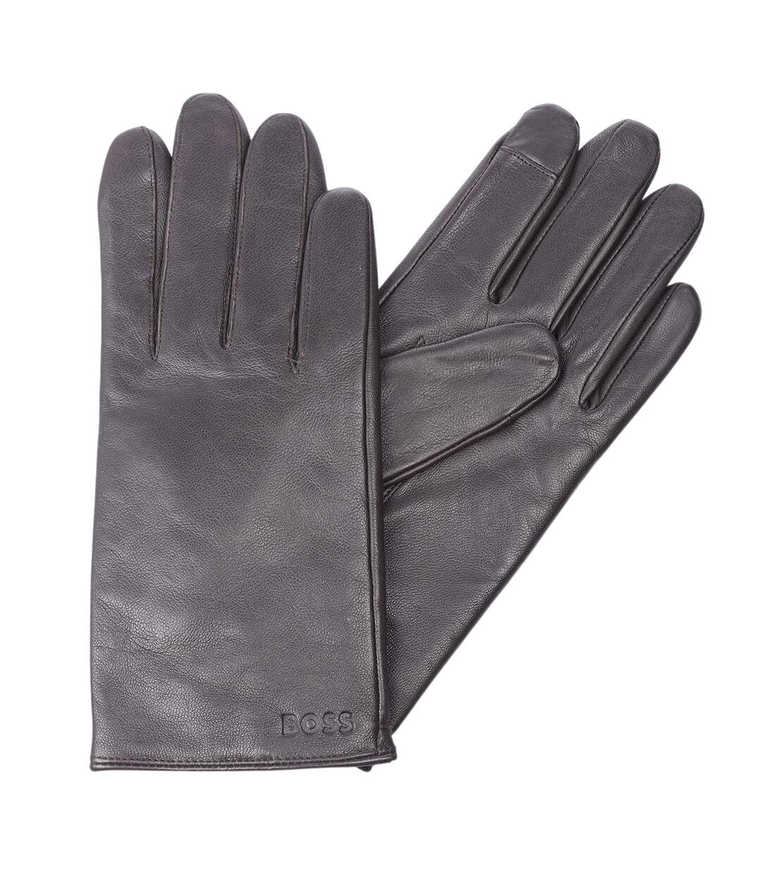 Mens Gioli Gloves Brown Boss-3