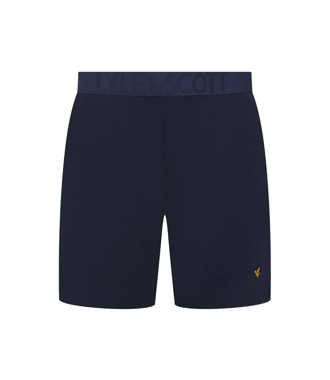 Mens Idris Crew Neck Short-sleeved Loungewear Set Dark Denim Lyle & Scott-4