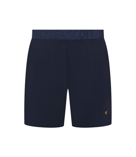 Mens Idris Crew Neck Short-sleeved Loungewear Set Dark Denim Lyle & Scott
