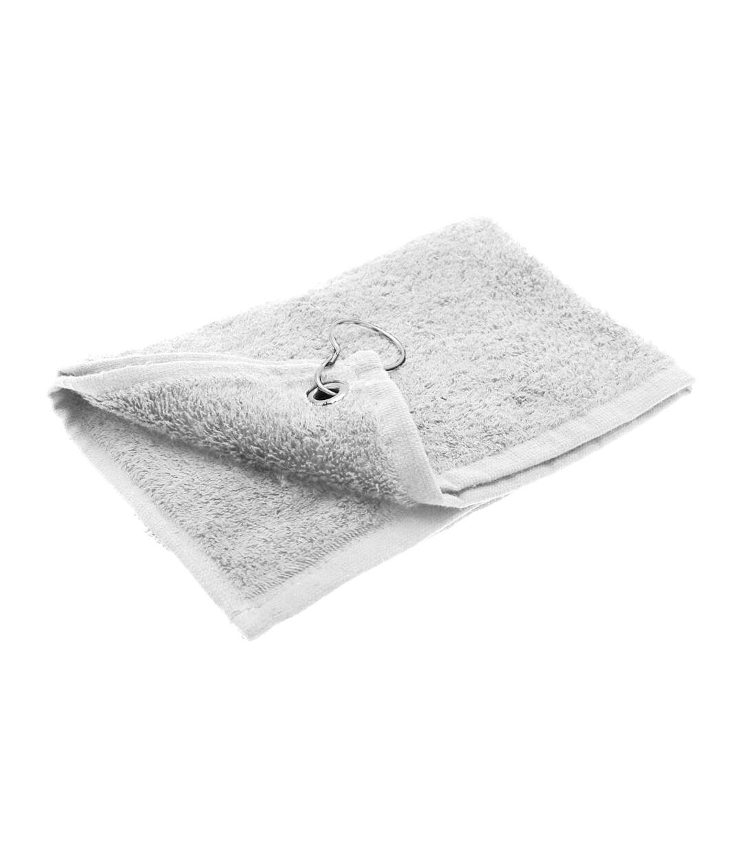 Serviette De Golf Unie  Taille Unique Blanc Jassz-1