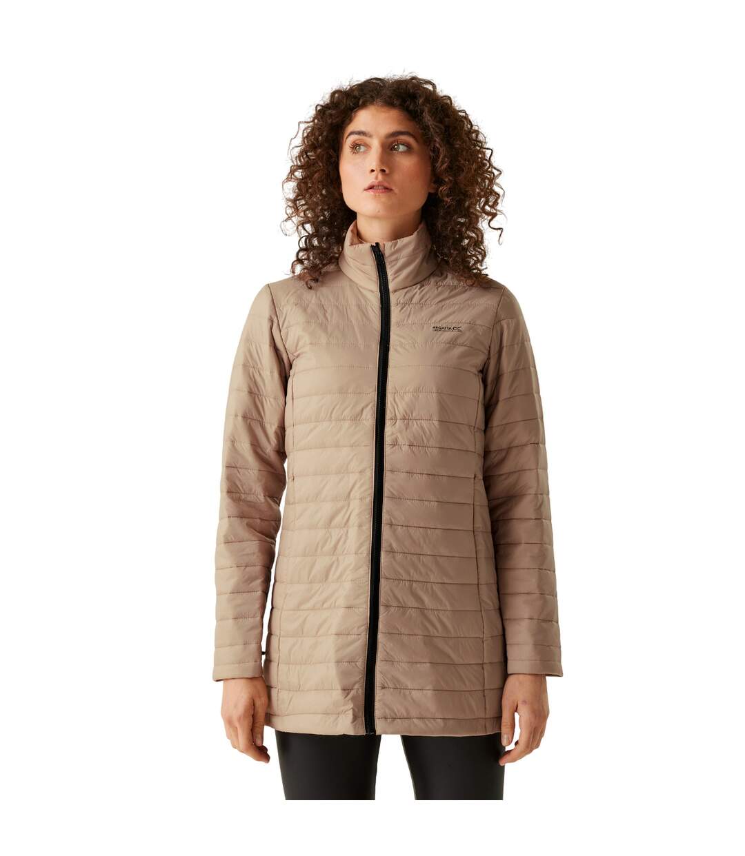 Womens/ladies Denbury V 3 In 1 Waterproof Jacket Warm Taupe Black Regatta-1