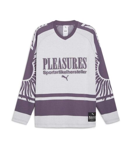 Maillot de hockey blanc/violet homme puma puma x pleasures - l