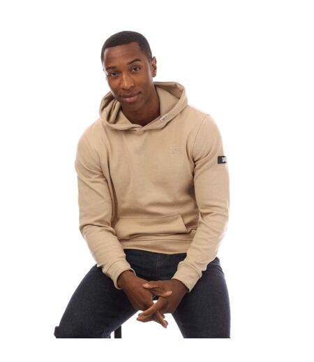 Sweat À Capuche Style Graphique Hannings Homme Beige Gris Duck And Cover