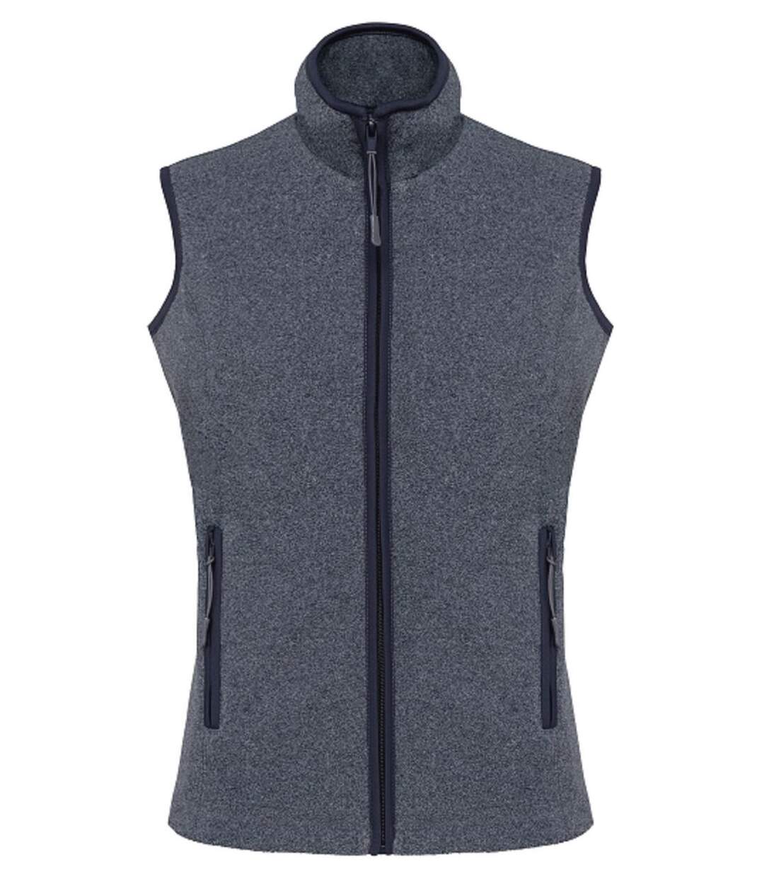 Gilet sans manches micro polaire femme - K906 - bleu marine heather