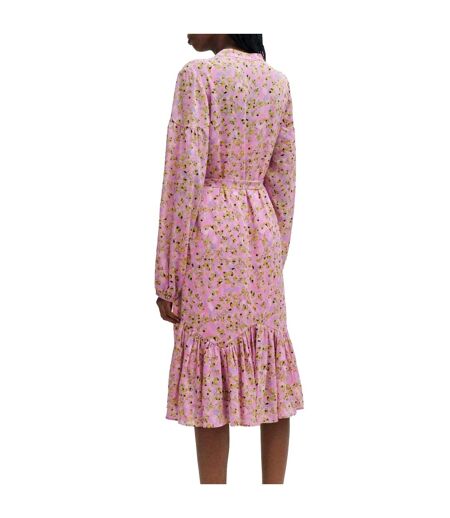 Robe Style Floral Kawarda-1 Femme Rose Hugo