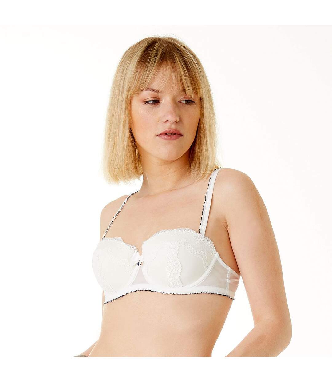 Soutien-gorge ampliforme coque moulée ivoire Star-2