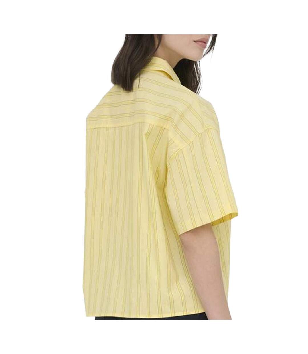 Chemise jaune femme jdy mio-2