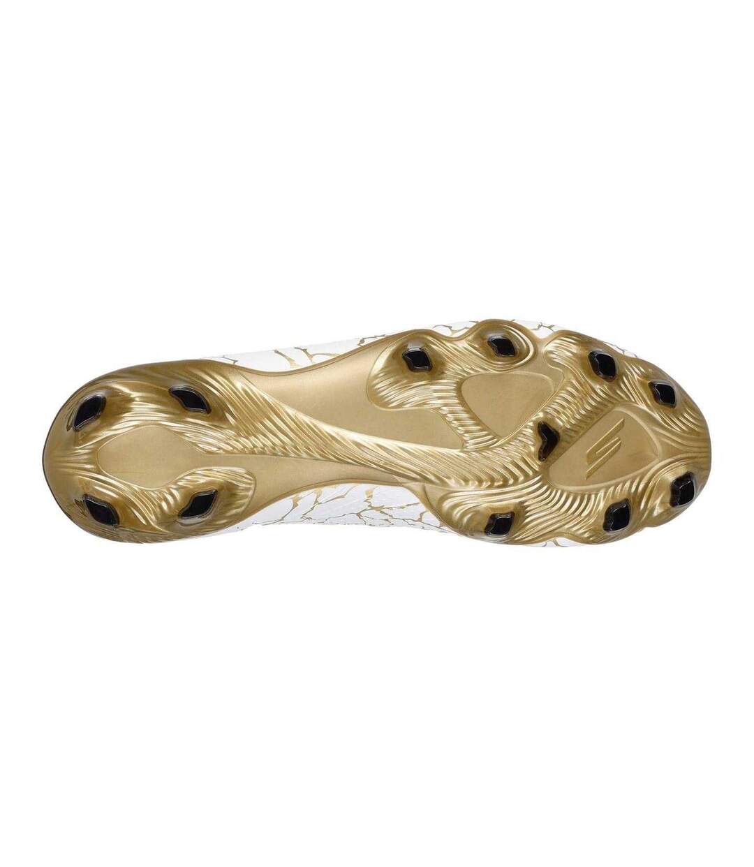 Unisex Adult Skx 1.5 Cracked Firm Ground Football Boots White Gold Skechers-4