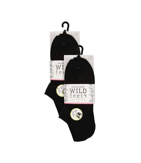 6 Pack Ladies Bamboo Sport Trainer Socks: Low Cut, Cushioned, Athletic Socks