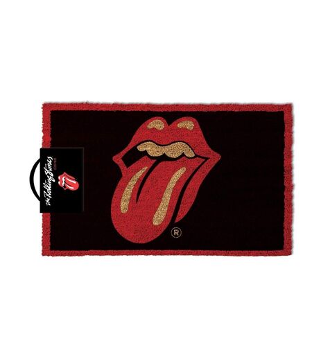 The Rolling Stones Lips Door Mat (Red/Maroon/Light Brown) (One Size)