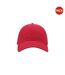 Atlantis Action 6 Panel Chino Baseball Cap (Pack of 2) (Red) - UTAB428-1