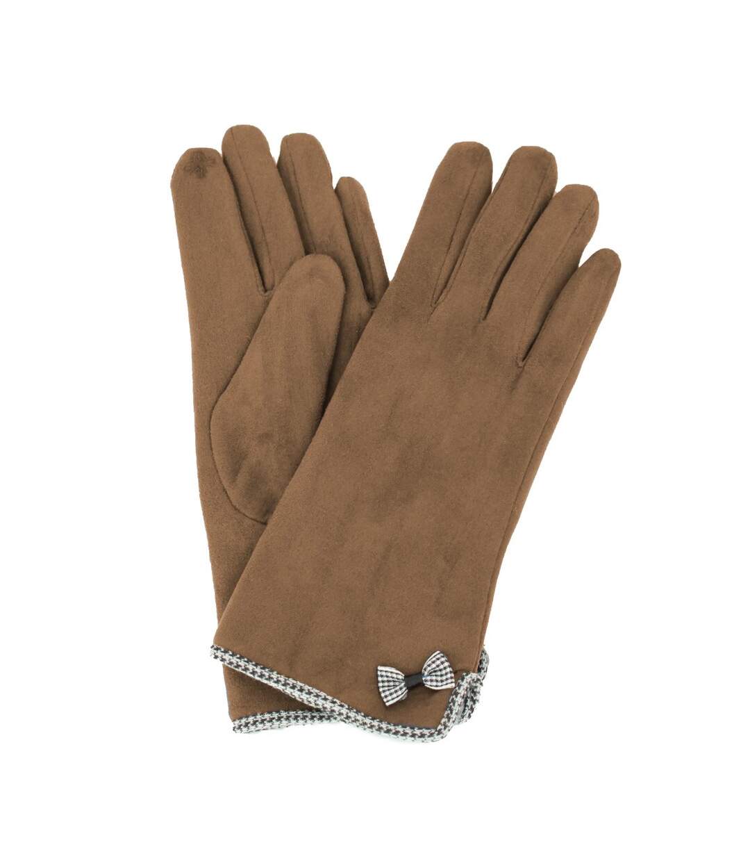 Gants tactiles gaby femme one size marron Eastern Counties Leather