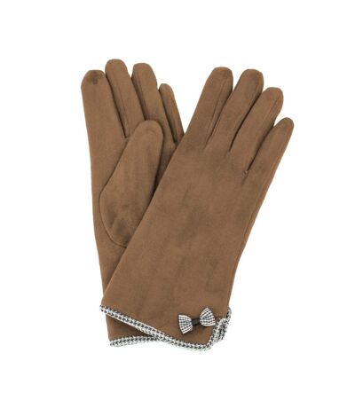 Gants tactiles gaby femme one size marron Eastern Counties Leather Eastern Counties Leather