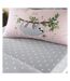 Dotted fitted sheet set pink/grey Generic