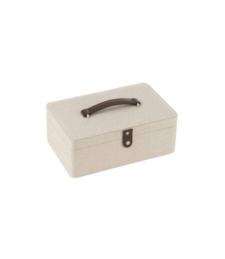 Boîte Pour Cosmétiques en Tissu Ericka 30cm Gris