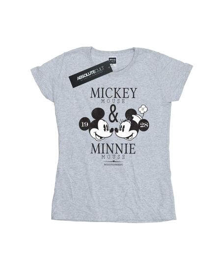 Disney - T-shirt MOUSECRUSH MONDAYS - Femme (Gris chiné) - UTBI1492