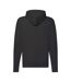 Mens Classic Zipped Hoodie Black Fruit Of The Loom-2