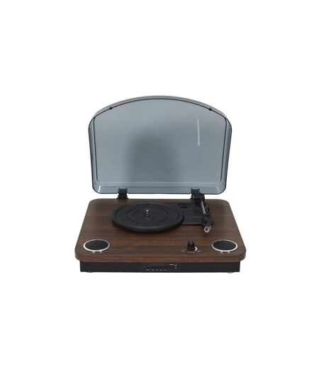 Enceinte Platine Vintage Vinyle 42cm Noir