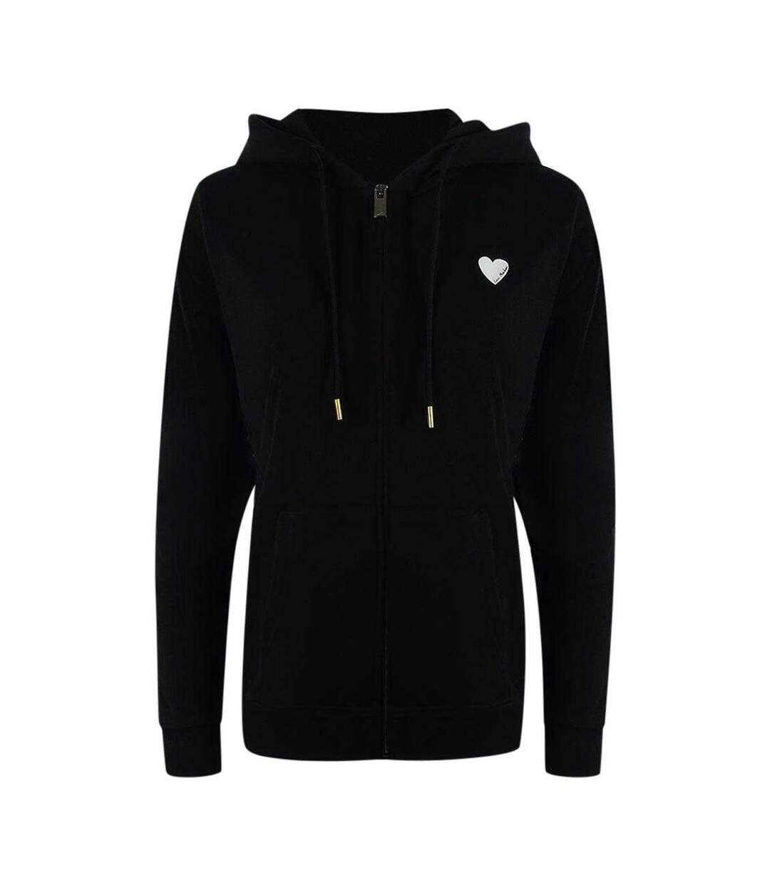 Veste À Capuche Manches Longues Femme Noir Love Moschino-1